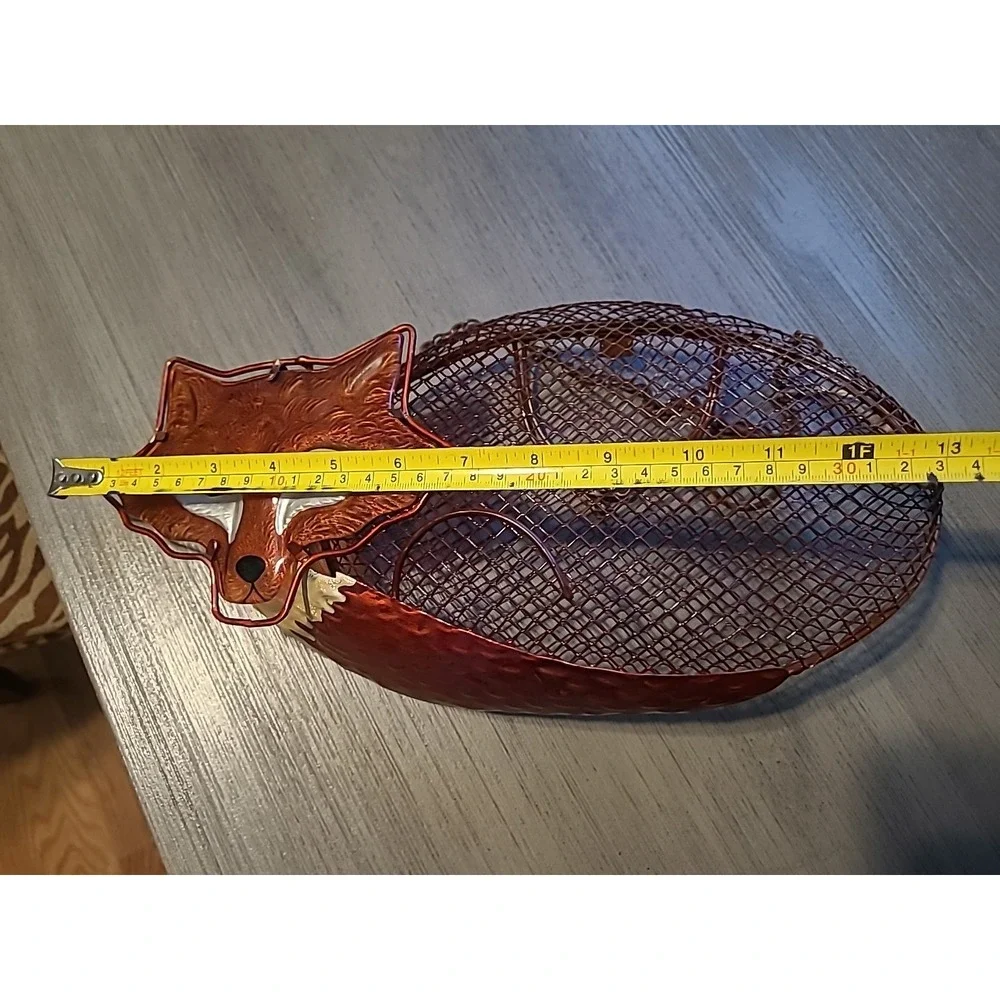 Evergreen Enterprises, Inc Resting Fox Mesh Decorative Bird Feeder‎ Large Seed